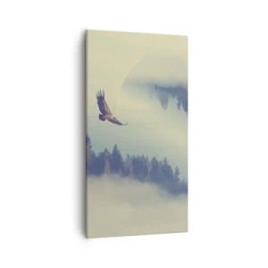 Impression sur toile - Image sur toile - J'ai vu l'ombre d'un aigle - 55x100 cm