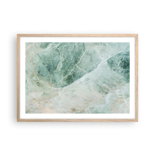 Affiche dans un chêne clair - Poster - La noble froideur de la pierre - 70x50 cm