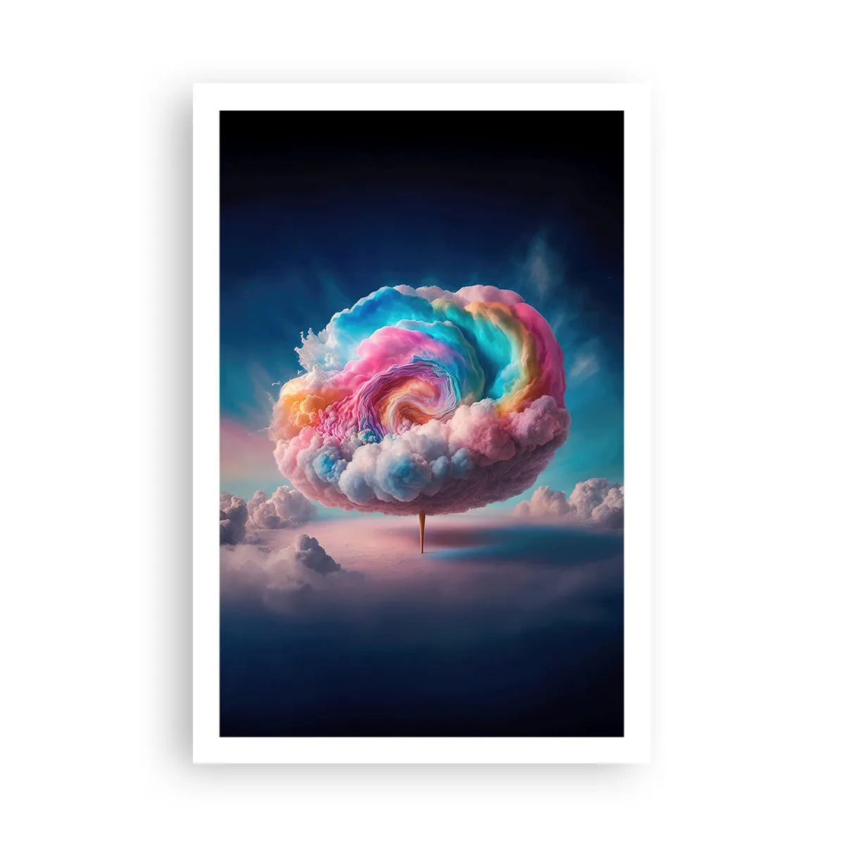 Affiche - Poster - Le rêve d'un parc d'attractions - 61x91 cm