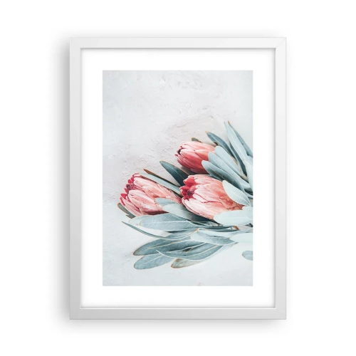 Affiche dans un cadre blanc - Poster - Honte de leur propre beauté - 30x40 cm