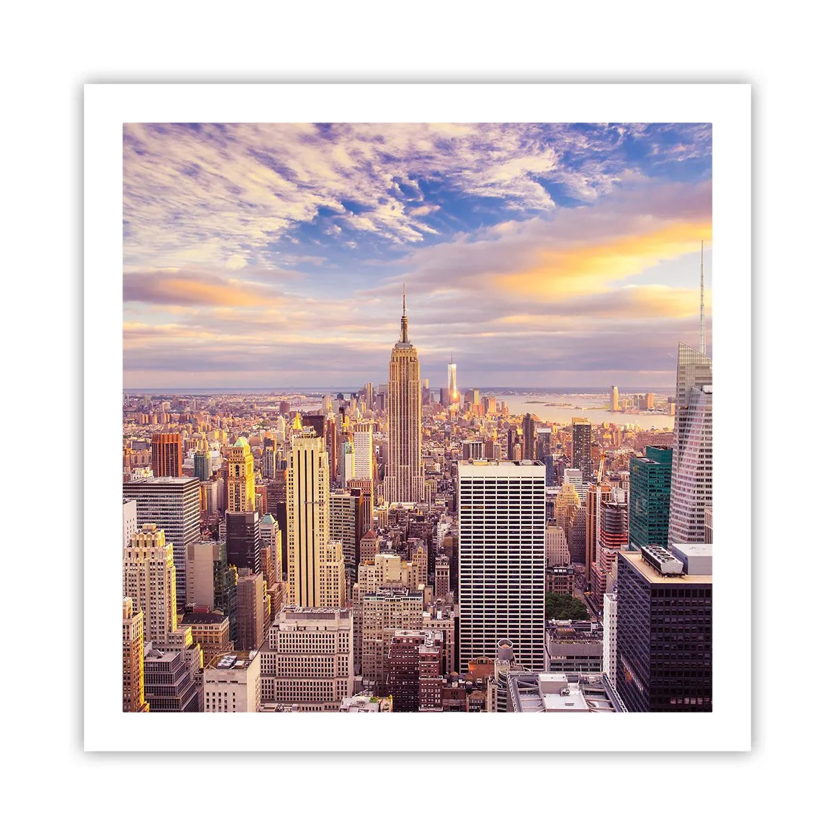 Affiche - Poster - Atteindre les nuages ​​eux-mêmes - 60x60 cm