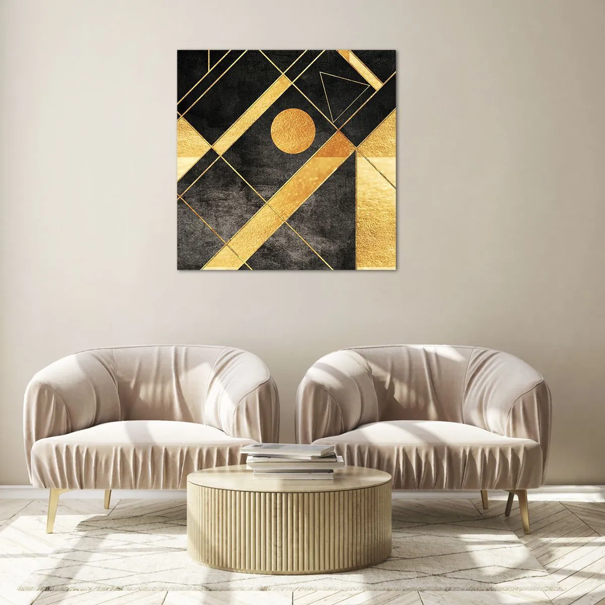 Impression sur verre - Image sur verre - Soleil du désert - 60x60 cm