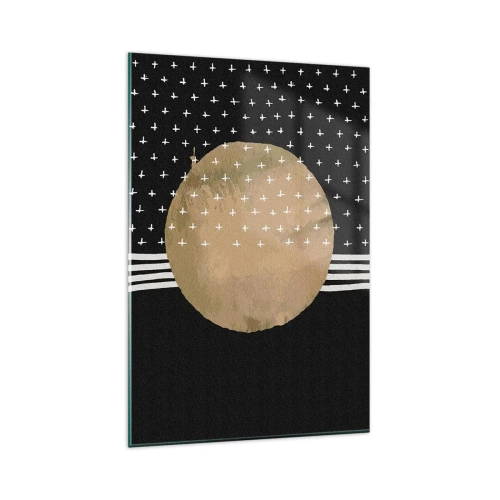 Impression sur verre - Image sur verre - Composition : drapeau galaxie - 80x120 cm