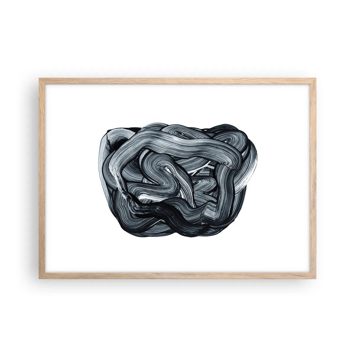 Affiche dans un chêne clair - Poster - Ce n'est pas si simple - 70x50 cm