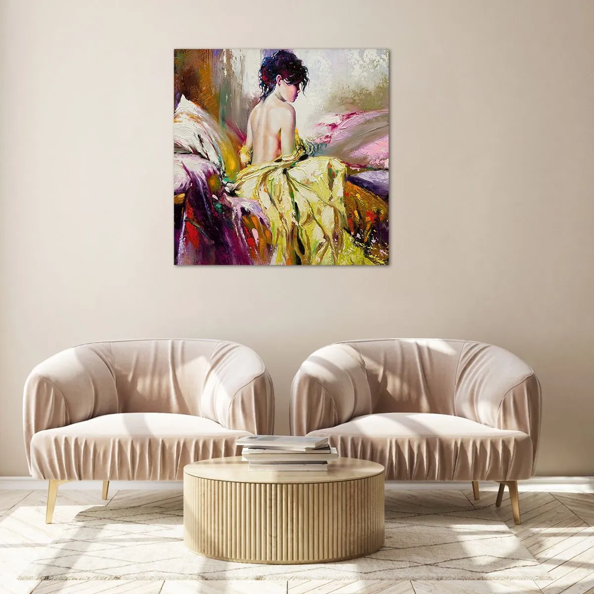 Impression sur verre - Image sur verre - Entre les lèvres et le bord de la tasse - 30x30 cm