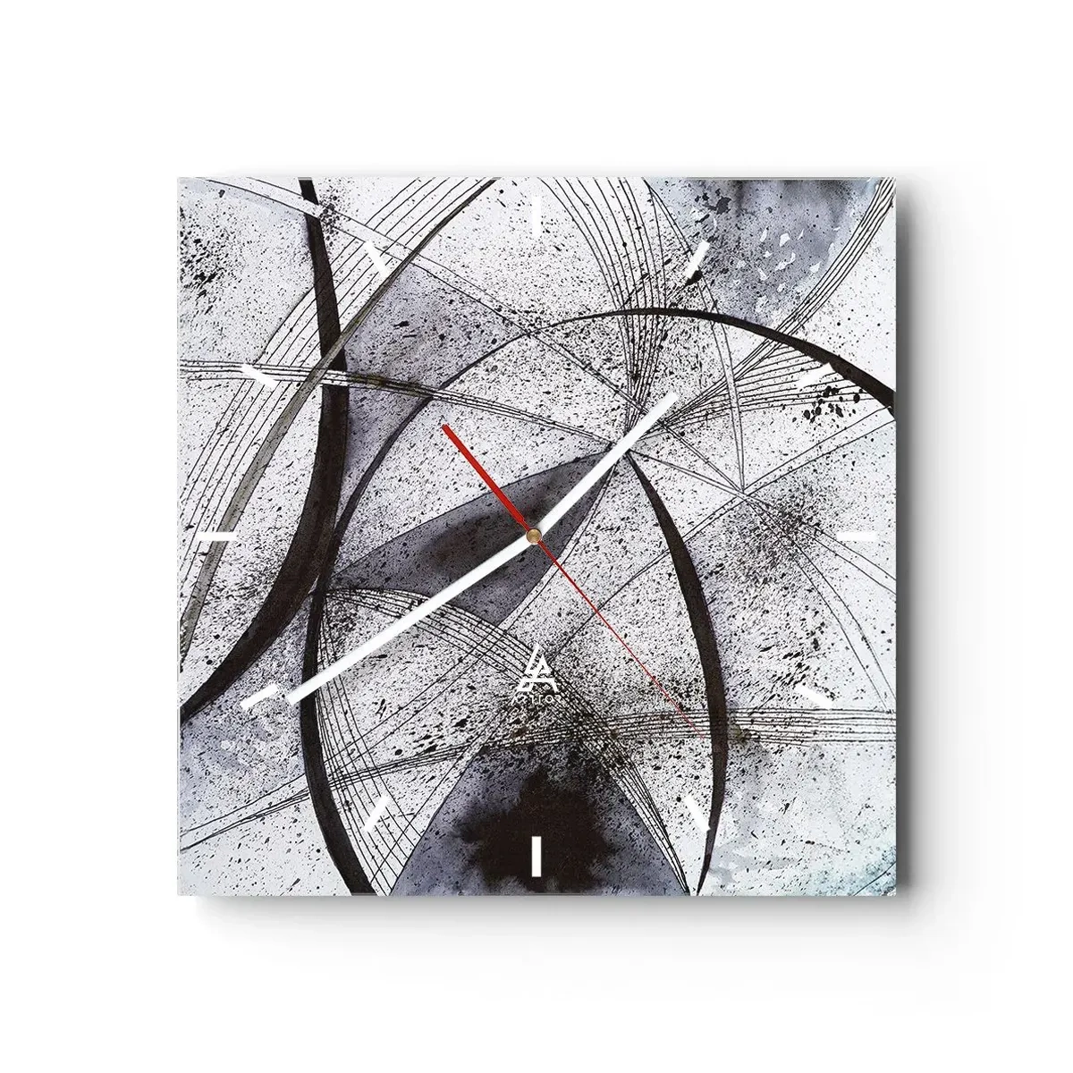 Horloge murale - Pendule murale - Fantaisie futuriste - 40x40 cm