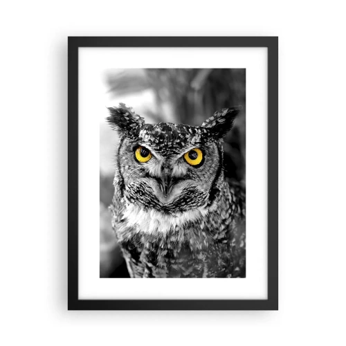 Affiche dans un cadre noir - Poster - Rien ne se cachera - 30x40 cm