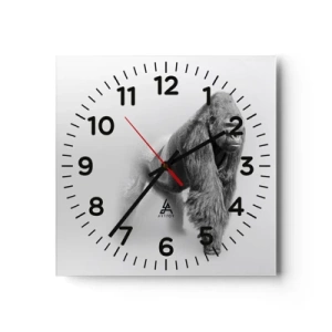 Horloge murale - Pendule murale - Confiant en sa force - 30x30 cm