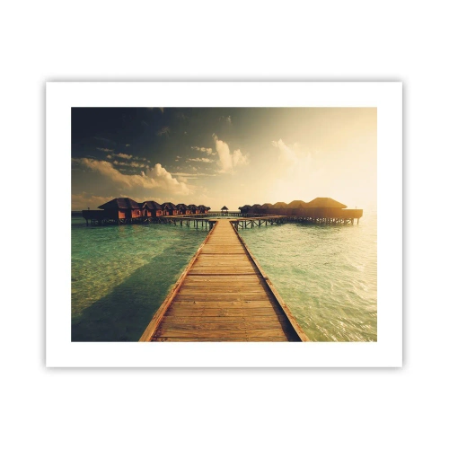 Affiche - Poster - Invitation chaleureuse - 50x40 cm