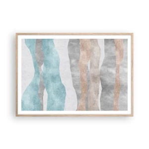 Affiche dans un chêne clair - Poster - Une étude de proximité - 100x70 cm