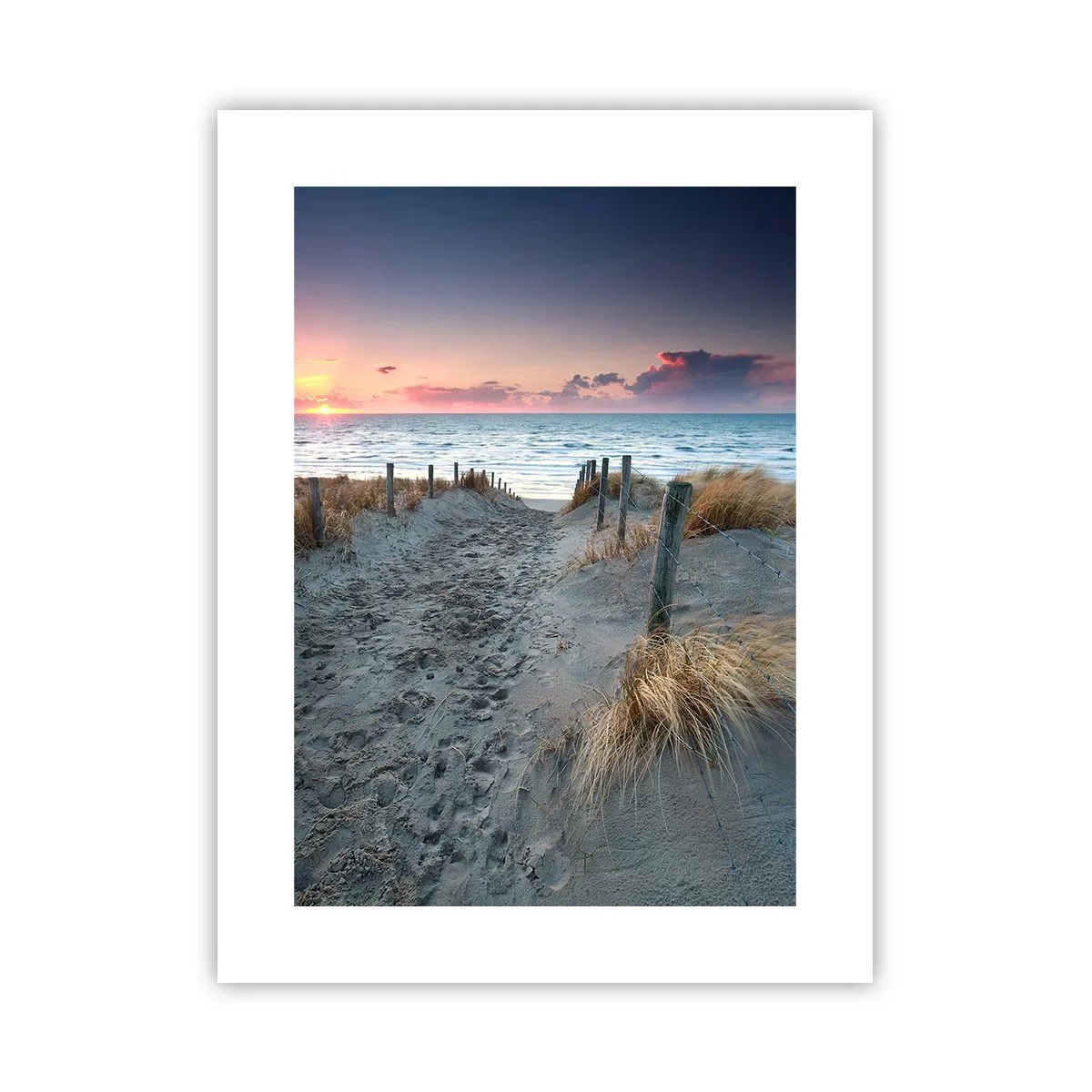 Affiche - Poster - Tu as versé l'éclat de l'arc-en-ciel sur les flots - 30x40 cm