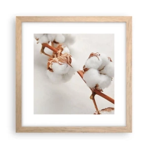 Affiche dans un chêne clair - Poster - Seulement caliner - 30x30 cm