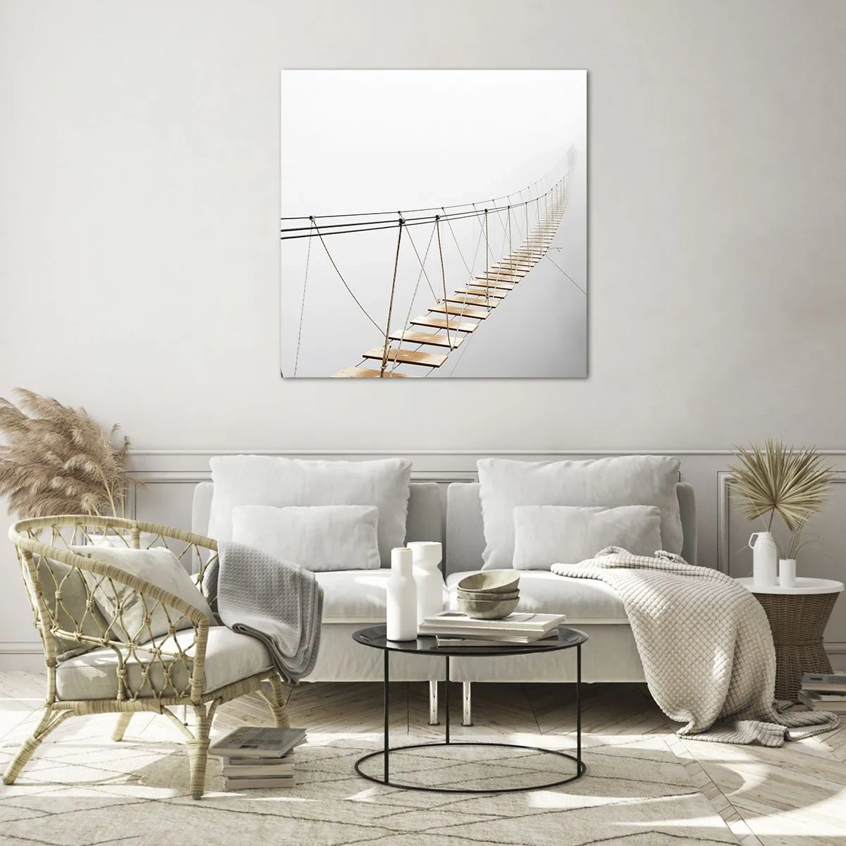 Impression sur verre - Image sur verre - Où cela va-t-il te mener? - 50x50 cm