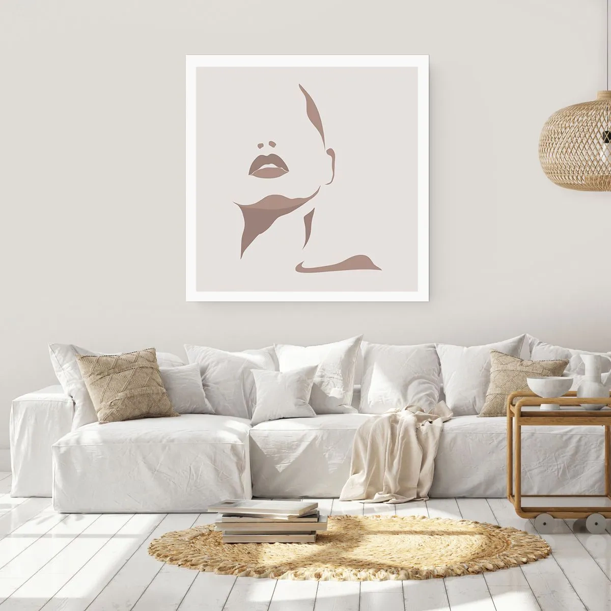 Affiche - Poster - Fait de lumière et d'ombre - 50x50 cm