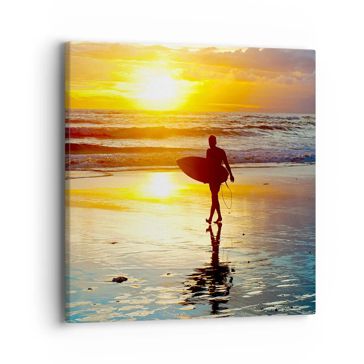 Impression sur toile - Image sur toile - Le retour du guerrier - 40x40 cm