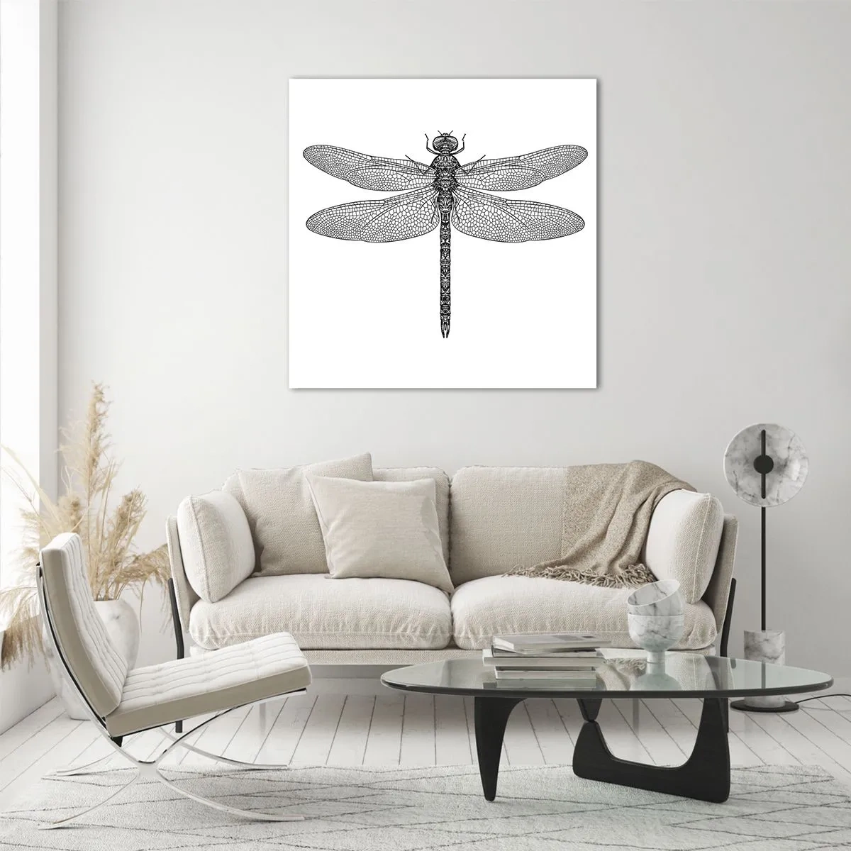 Impression sur verre - Image sur verre - Précision de la nature - 40x40 cm