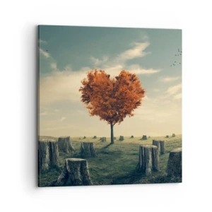 Impression sur toile - Image sur toile - Il y a toujours de l'espoir - 70x70 cm