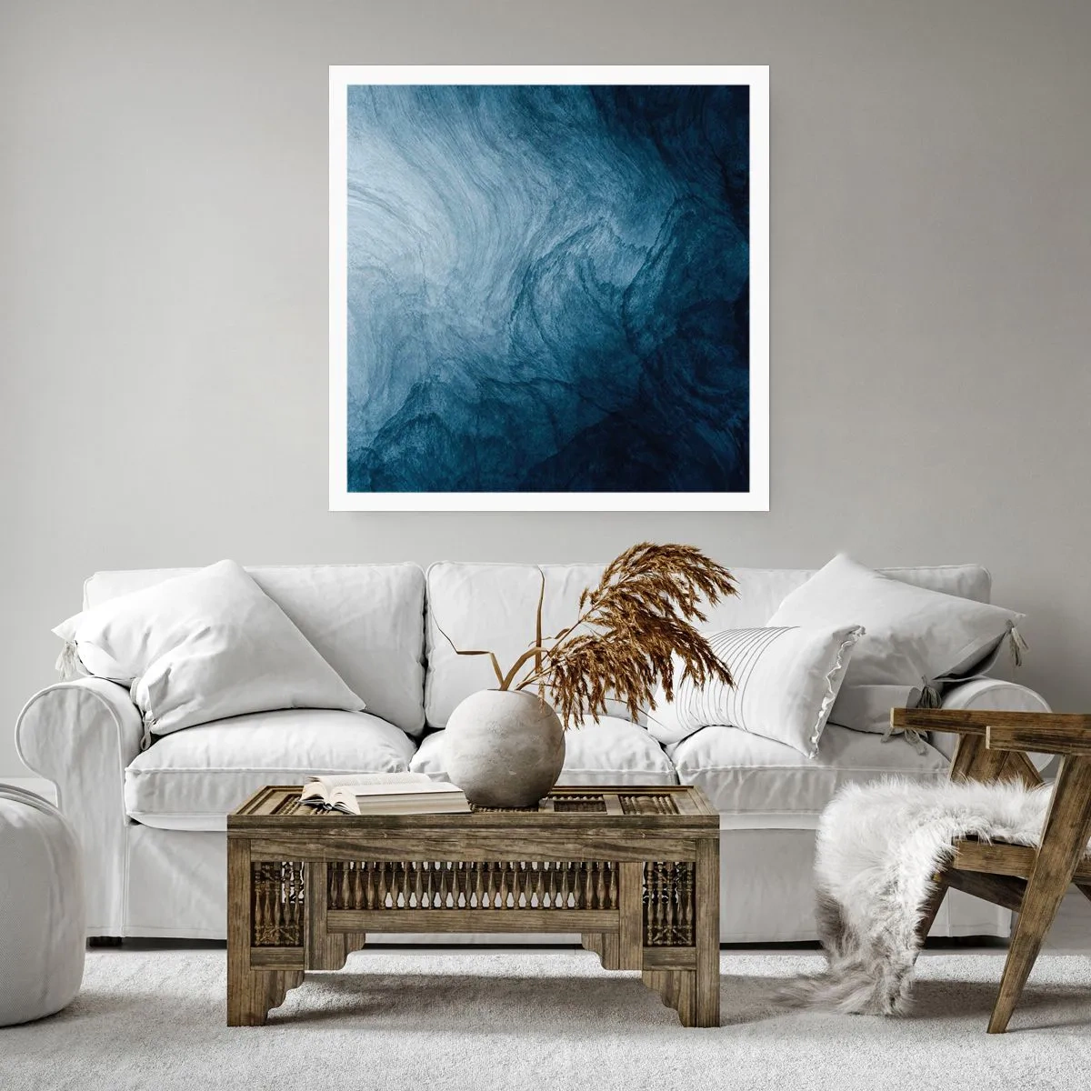 Affiche - Poster - Atteindre en profondeur - 40x40 cm