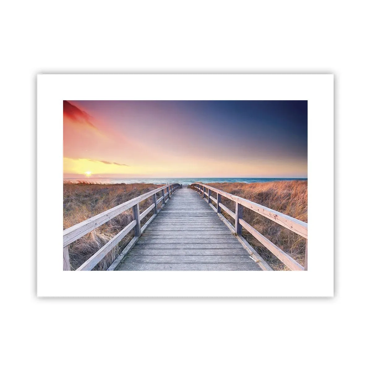 Affiche - Poster - Aurore baltique du soir - 40x30 cm