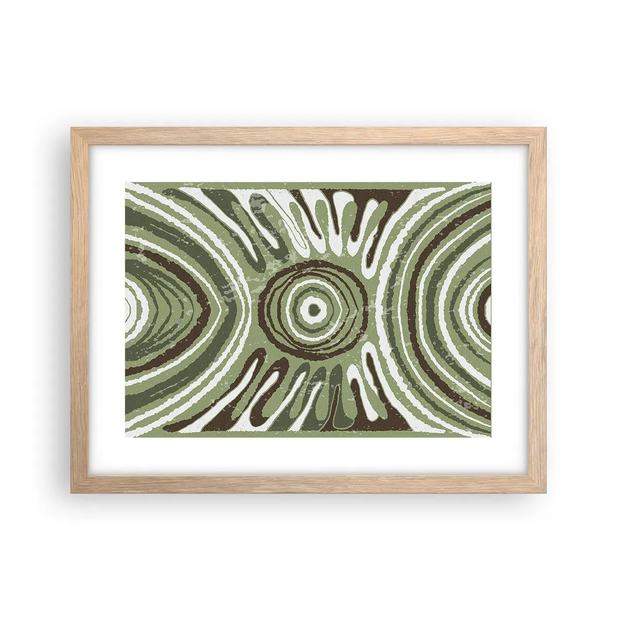 Affiche dans un chêne clair - Poster - Une explosion d'émotions - 40x30 cm