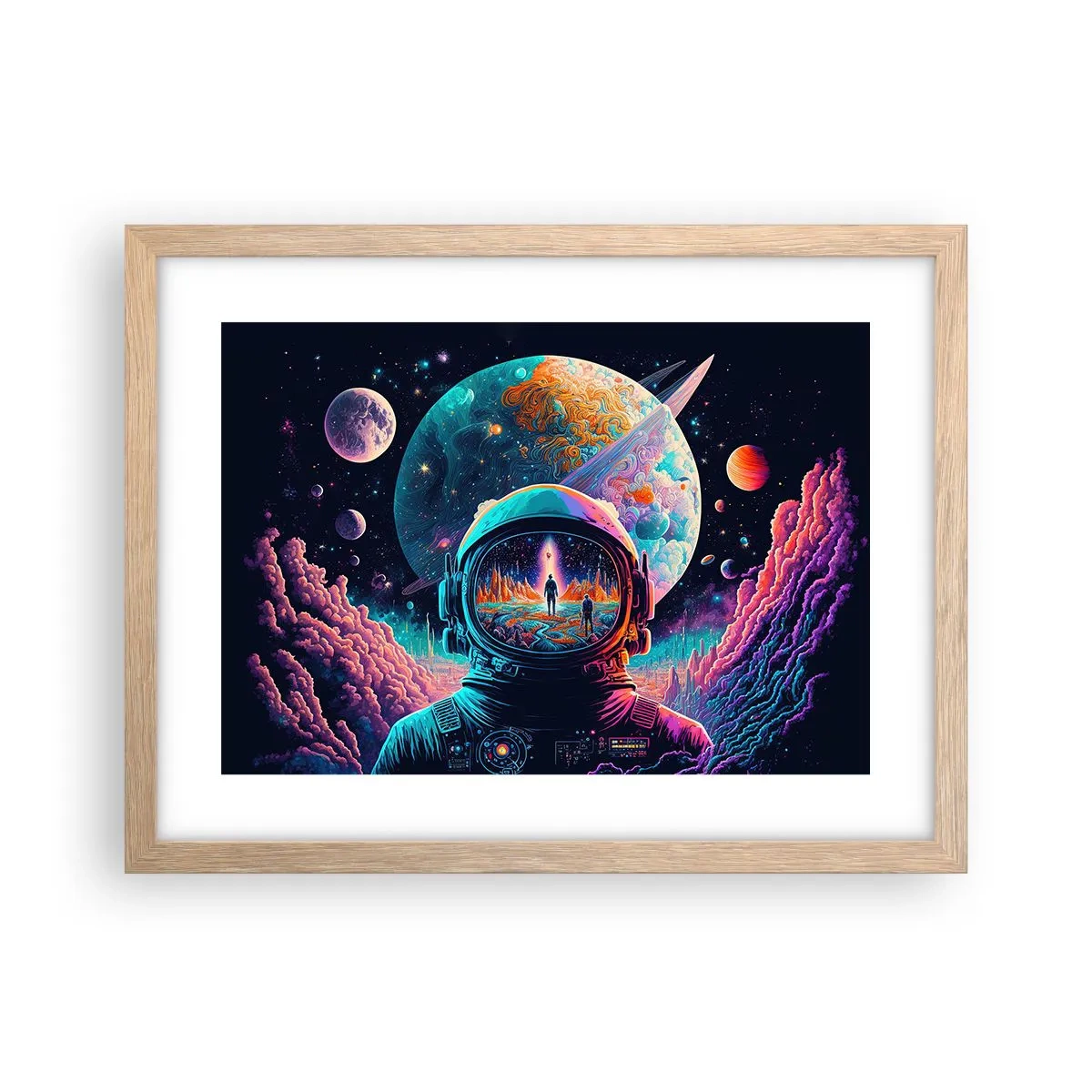 Affiche dans un chêne clair - Poster - Les philosophes n'en ont pas rêvé - 40x30 cm