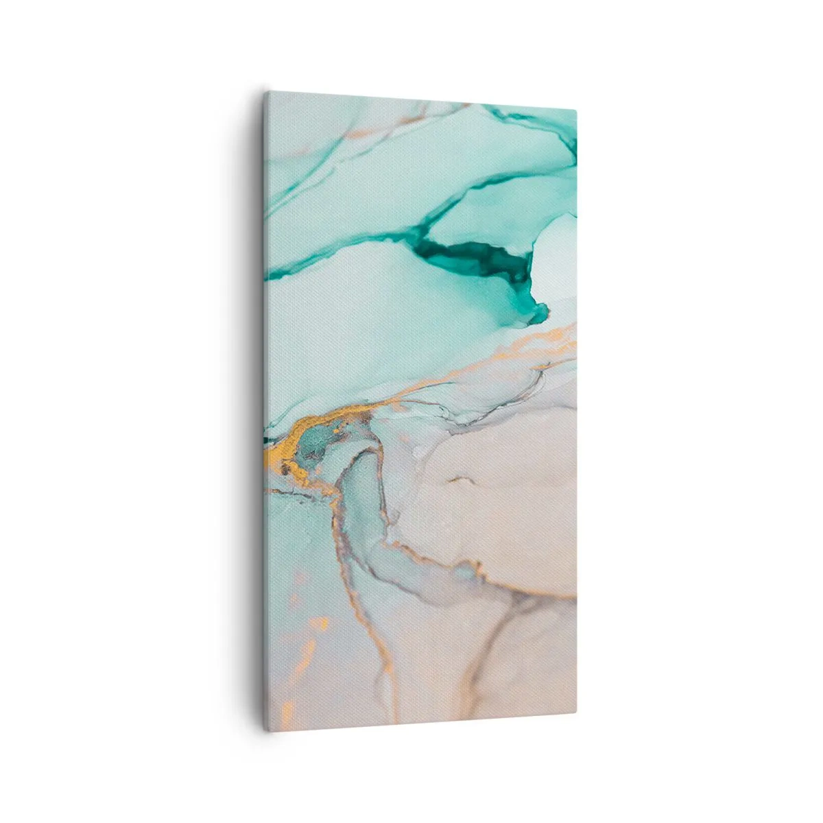 Impression sur toile - Image sur toile - Danse des formes et des couleurs - 55x100 cm