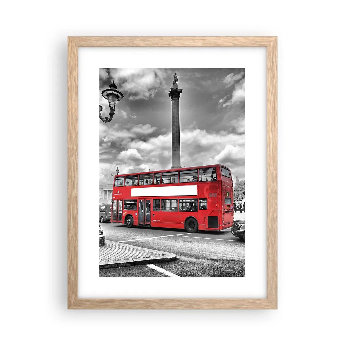 Affiche dans un chêne clair - Poster - La vraie circulation sanguine de la ville - 30x40 cm