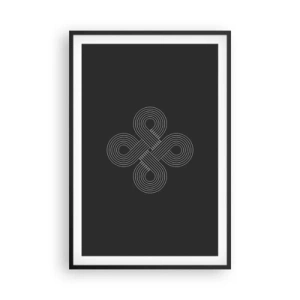 Affiche dans un cadre noir - Poster - Dans l'âme celtique - 61x91 cm