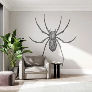 Papier Peint Autocollant Deluxe Sticker - Une précision troublante - Araignée, Insecte, Minimaliste - 300x210 cm