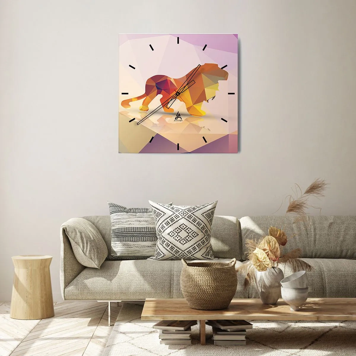 Horloge murale - Pendule murale - Le roi du diamant - 40x40 cm