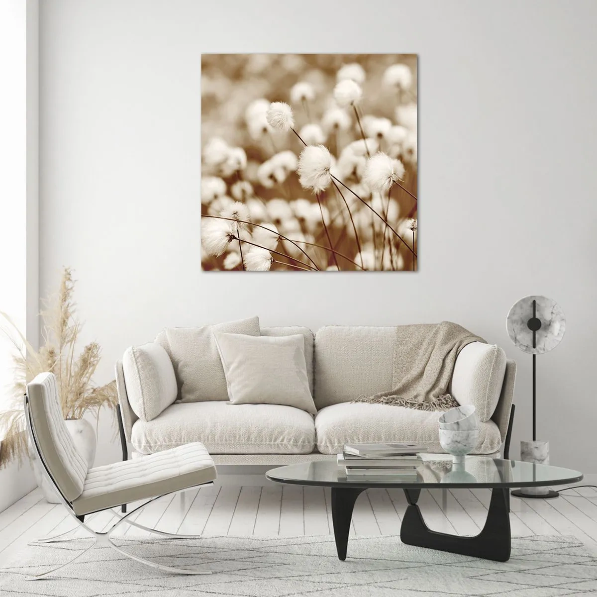 Impression sur verre - Image sur verre - Tige moelleuse - 70x70 cm