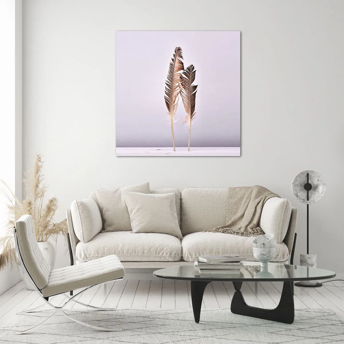 Impression sur verre - Image sur verre - Face au néant - 30x30 cm