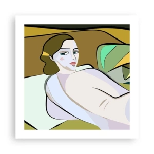 Affiche - Poster - Portrait intime - 50x50 cm