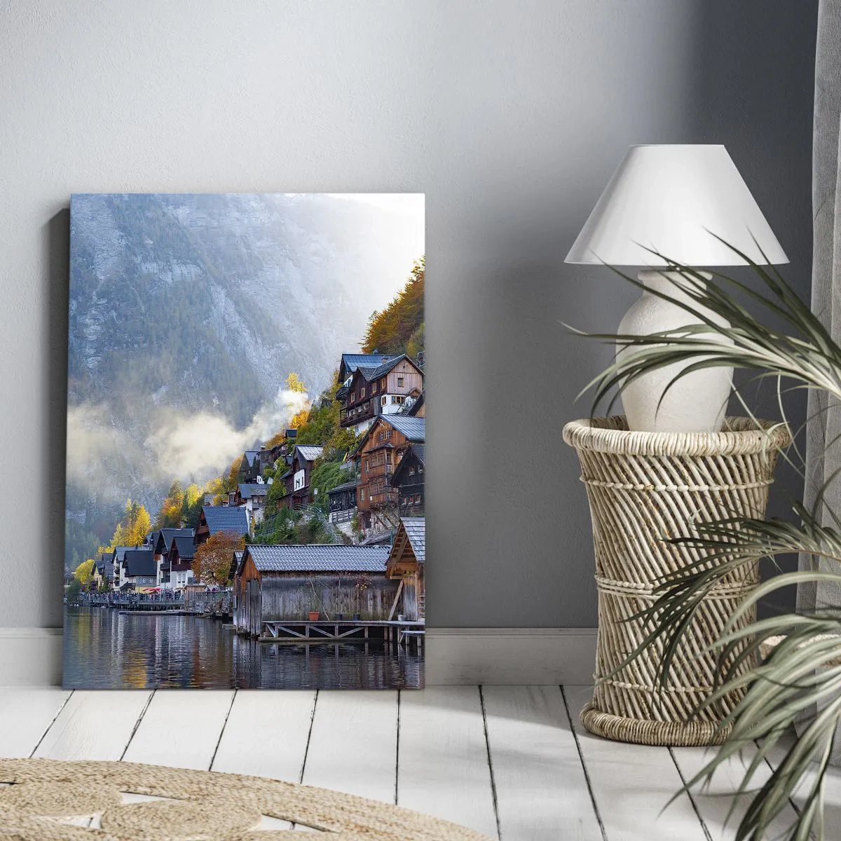 Impression sur toile - Image sur toile - Ambiance alpine - 65x120 cm