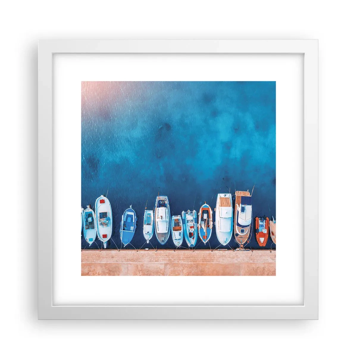 Affiche dans un cadre blanc - Poster - En une seule fois - 30x30 cm