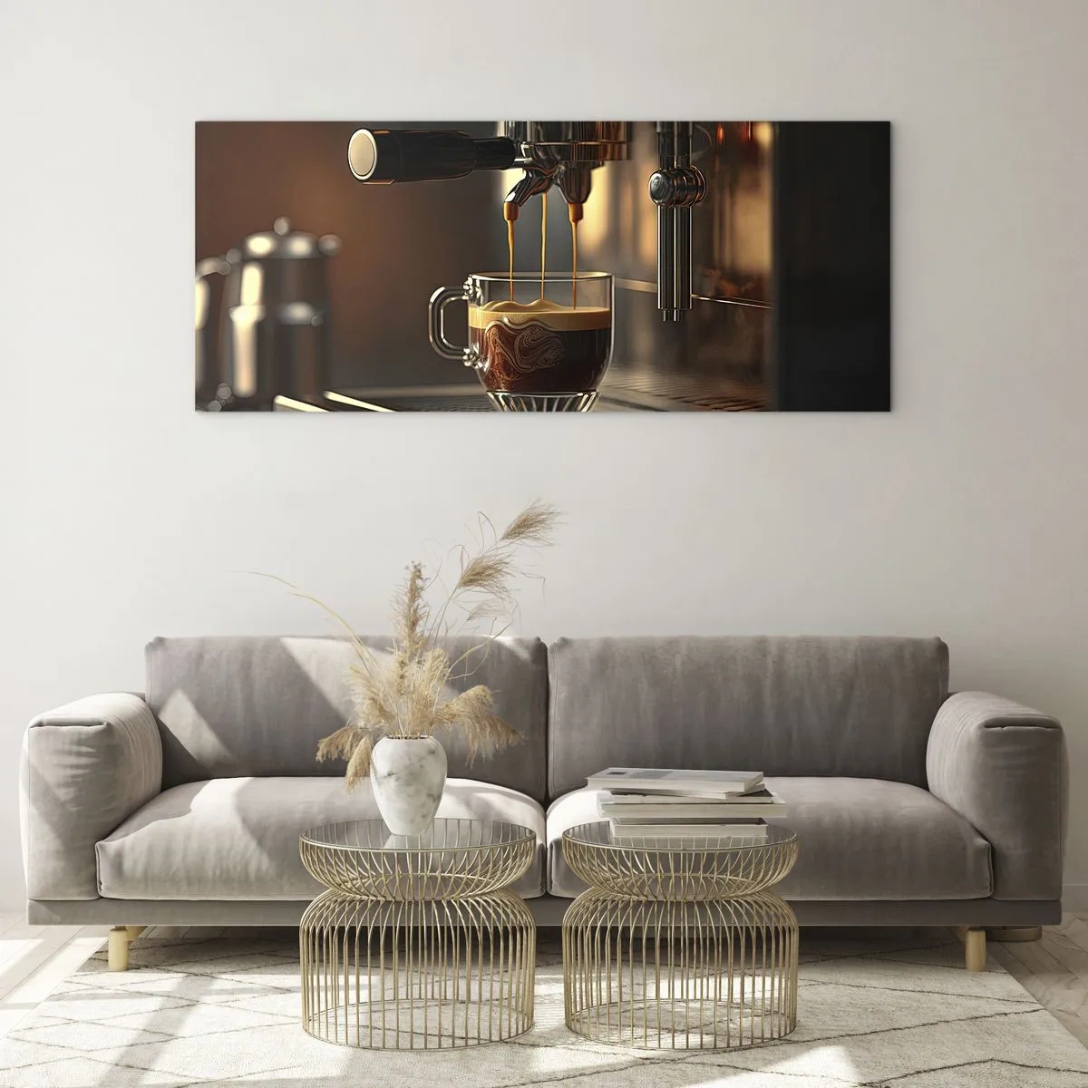 Impression sur verre - Image sur verre - Un mélange sensuel - 100x40 cm