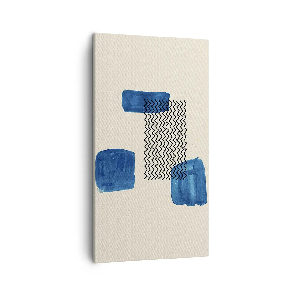 Impression sur toile - Image sur toile - Quatuor abstrait - 45x80 cm