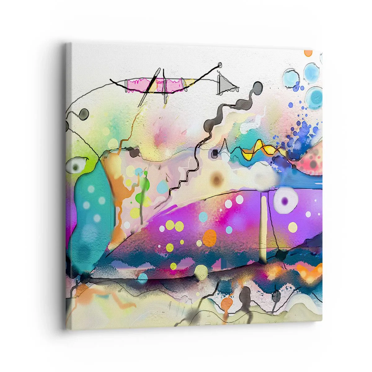 Impression sur toile - Image sur toile - Sans mots! - 30x30 cm