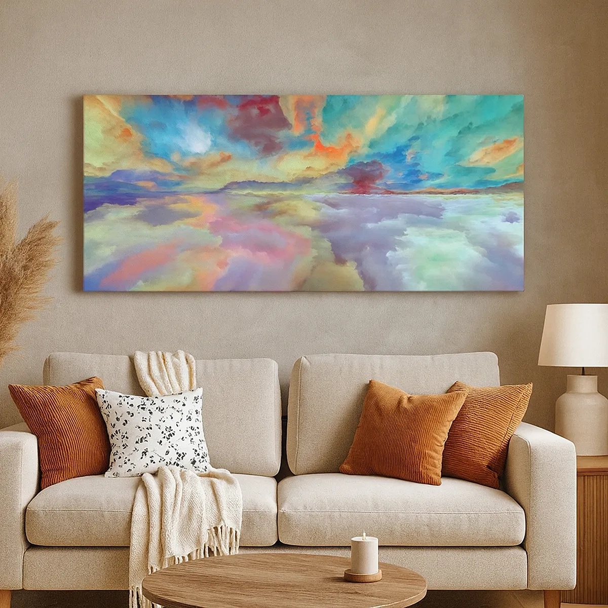 Impression sur toile - Image sur toile - Deux paradis - 30x30 cm