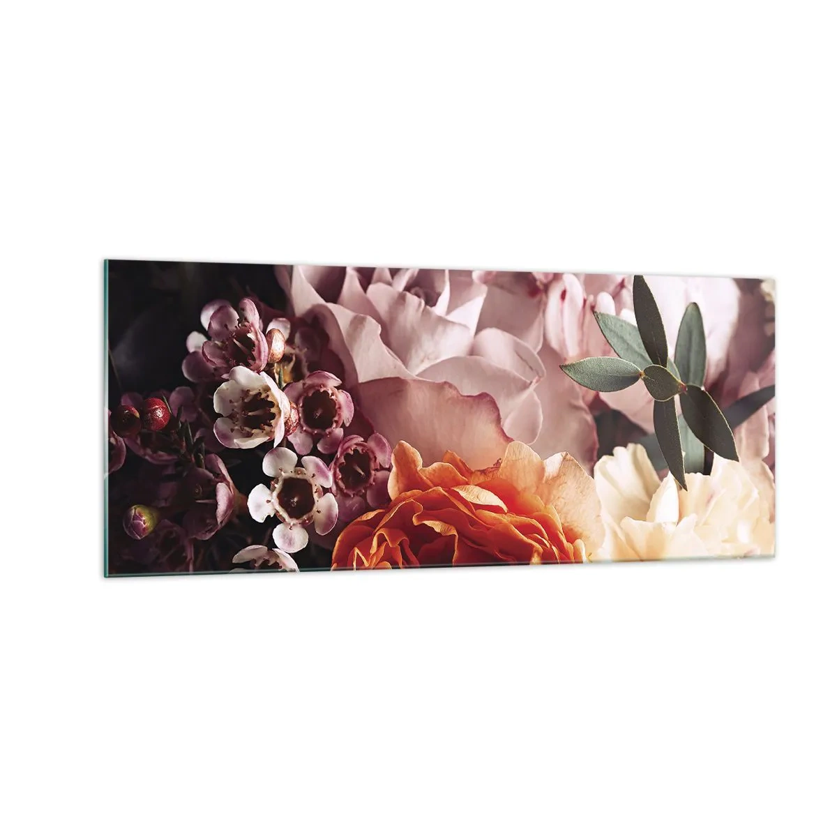 Impression sur verre - Image sur verre - Enveloppé de beauté - 100x40 cm