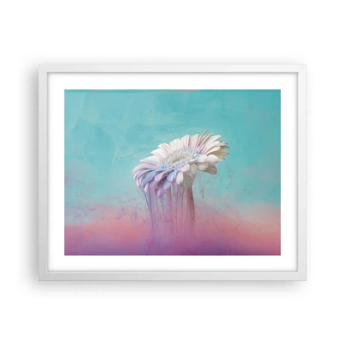 Affiche dans un cadre blanc - Poster - Le monde souterrain des fleurs - 50x40 cm