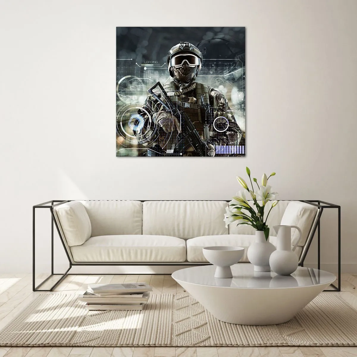 Impression sur verre - Image sur verre - Puissance sans limite - 30x30 cm