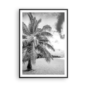 Affiche dans un cadre noir - Poster - Quand tu aspires à la solitude - 70x100 cm