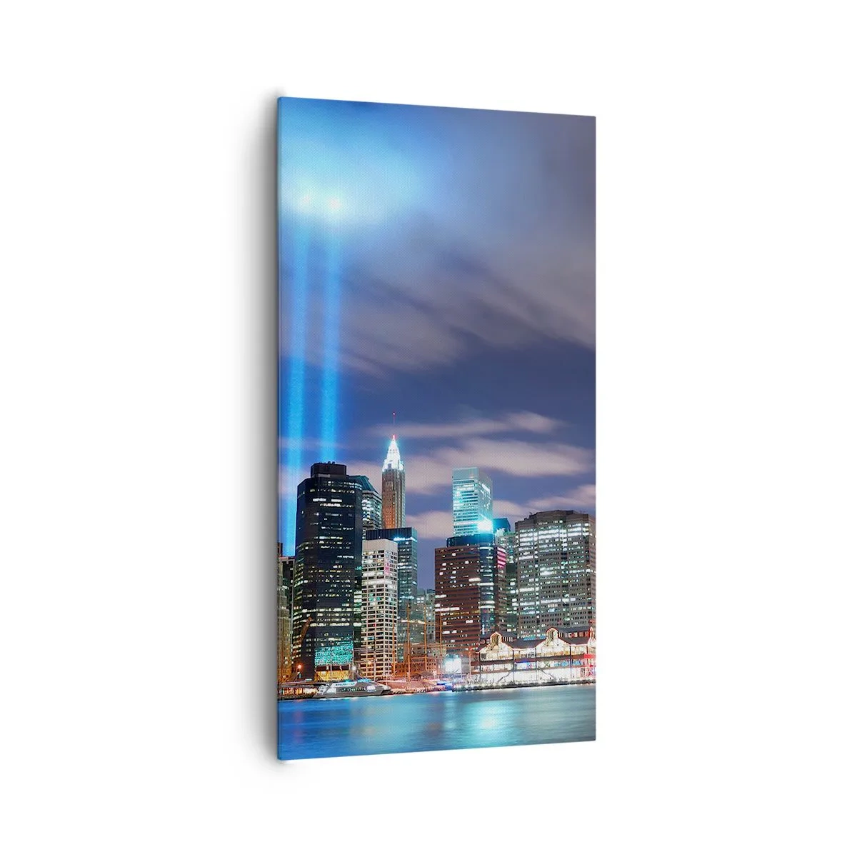 Impression sur toile - Image sur toile - Atteindre le ciel avec la lumière - 65x120 cm