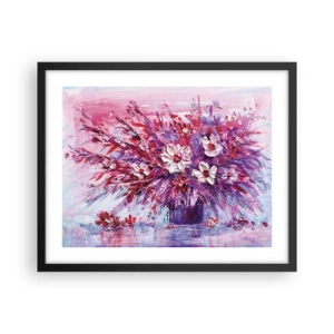 Affiche dans un cadre noir - Poster - Innocence et passion - 50x40 cm