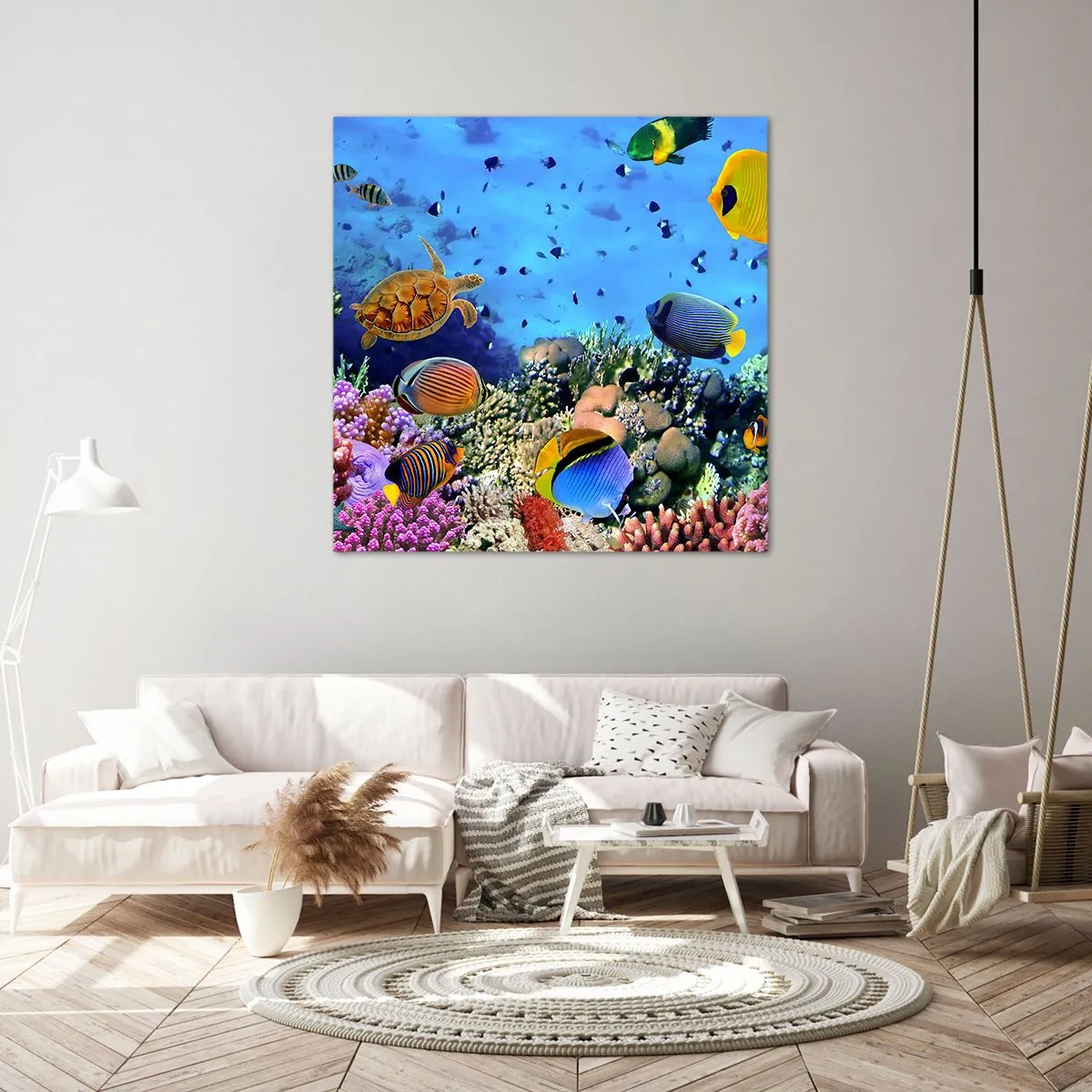 Impression sur toile - Image sur toile - Et que sait-on de la vie… - 70x70 cm