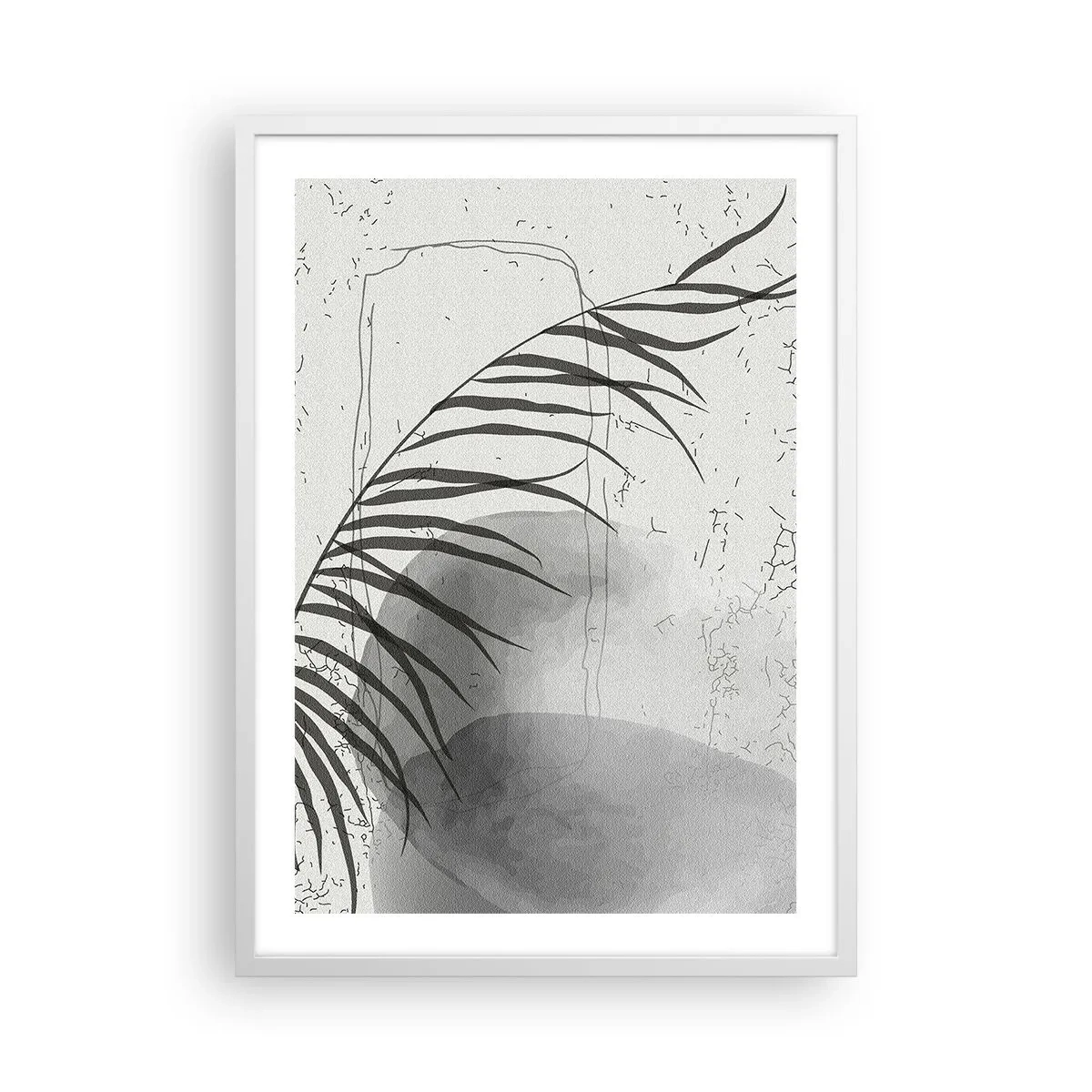 Affiche dans un cadre blanc - Poster - L'exotisme subtil de la nature - 50x70 cm