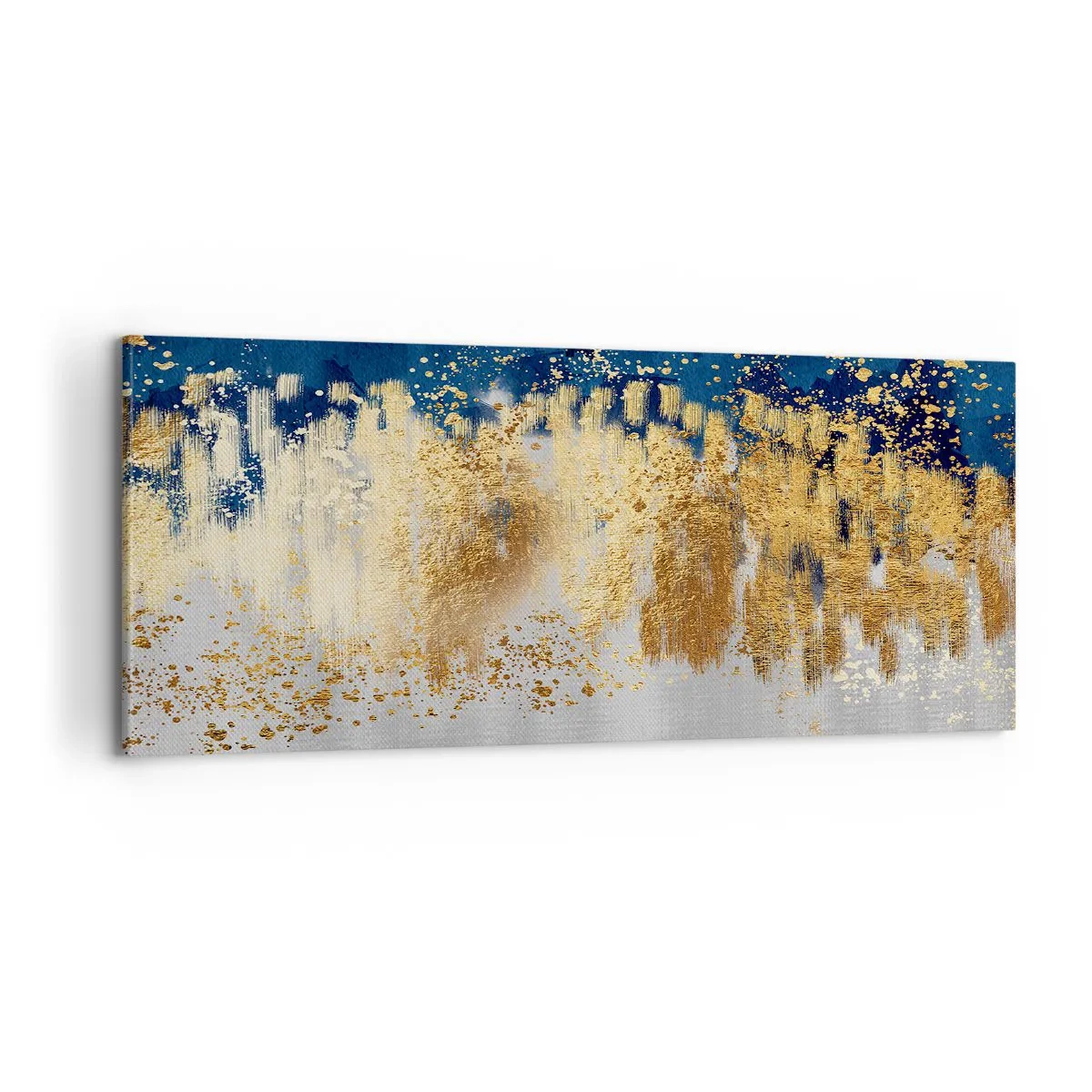 Impression sur toile - Image sur toile - Une composition moderne et pétillante - 100x40 cm