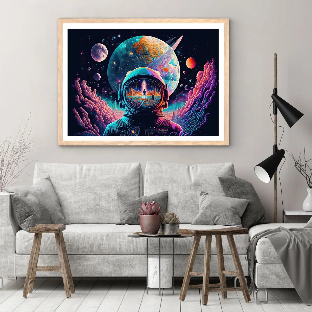 Affiche dans un chêne clair - Poster - Les philosophes n'en ont pas rêvé - 70x50 cm