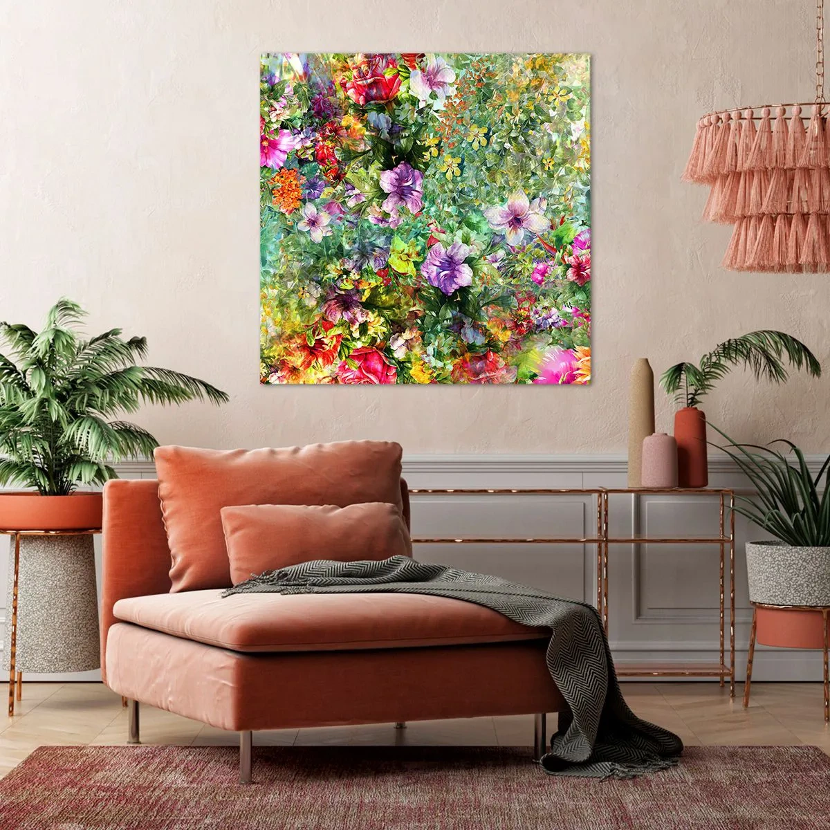 Impression sur toile - Image sur toile - En fleurs pour la perdition - 40x40 cm